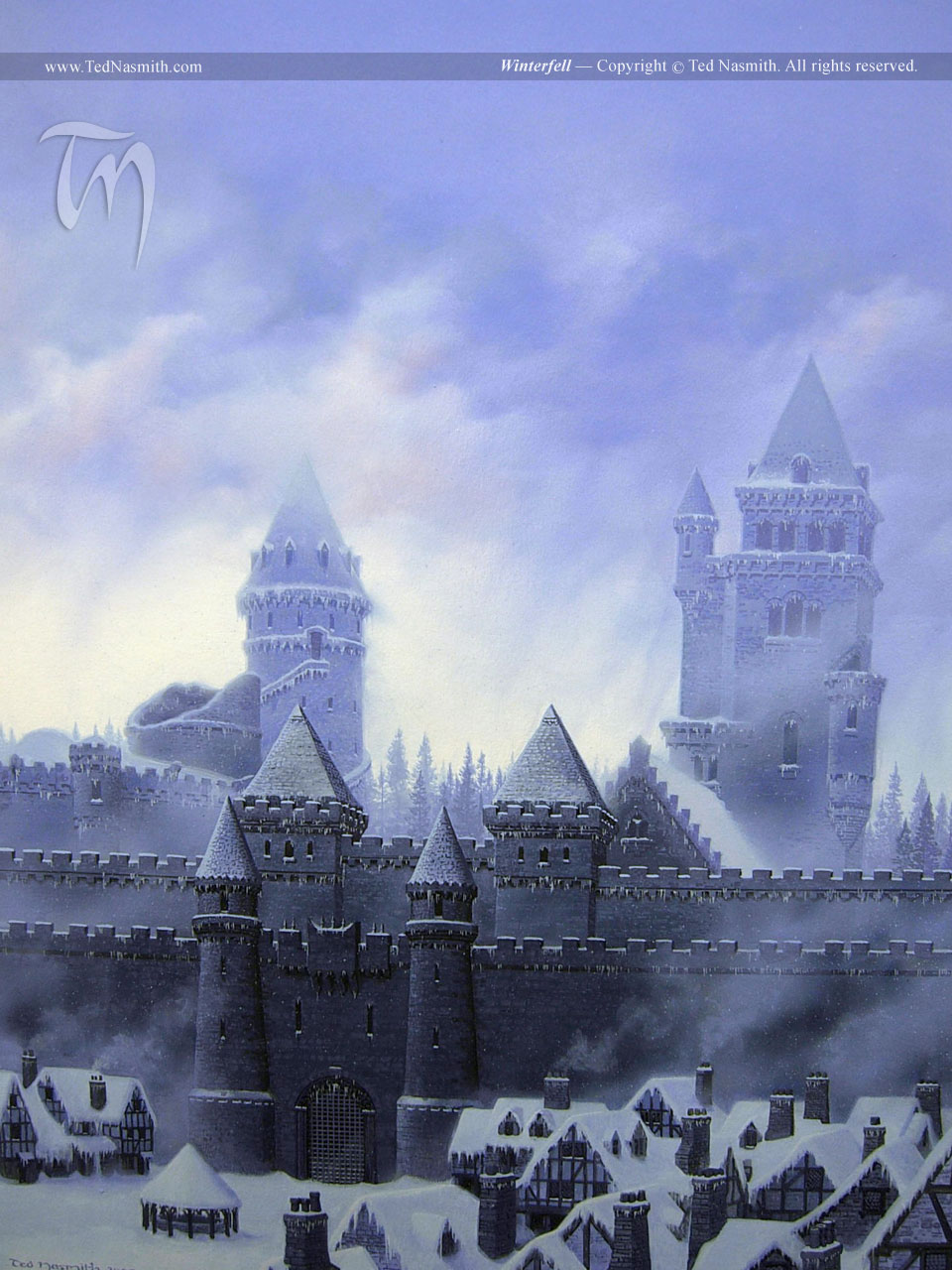 Winterfell - A Song of Ice and Fire - Ted Nasmith