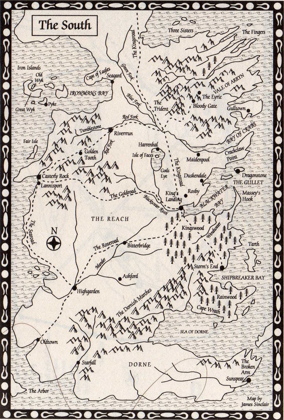 Westeros - Maps - The South